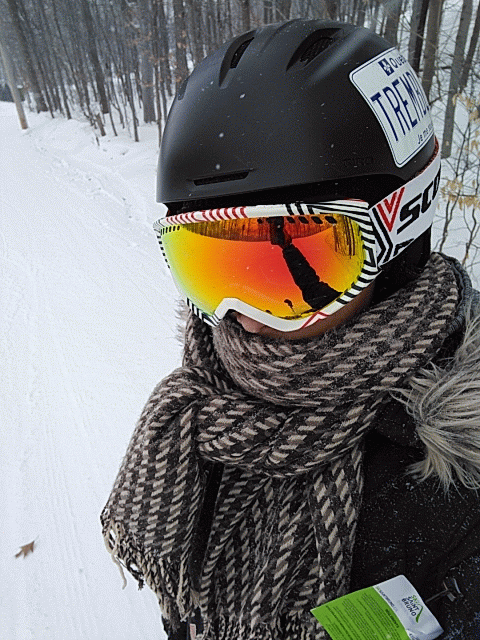 GIF of me in ski gear